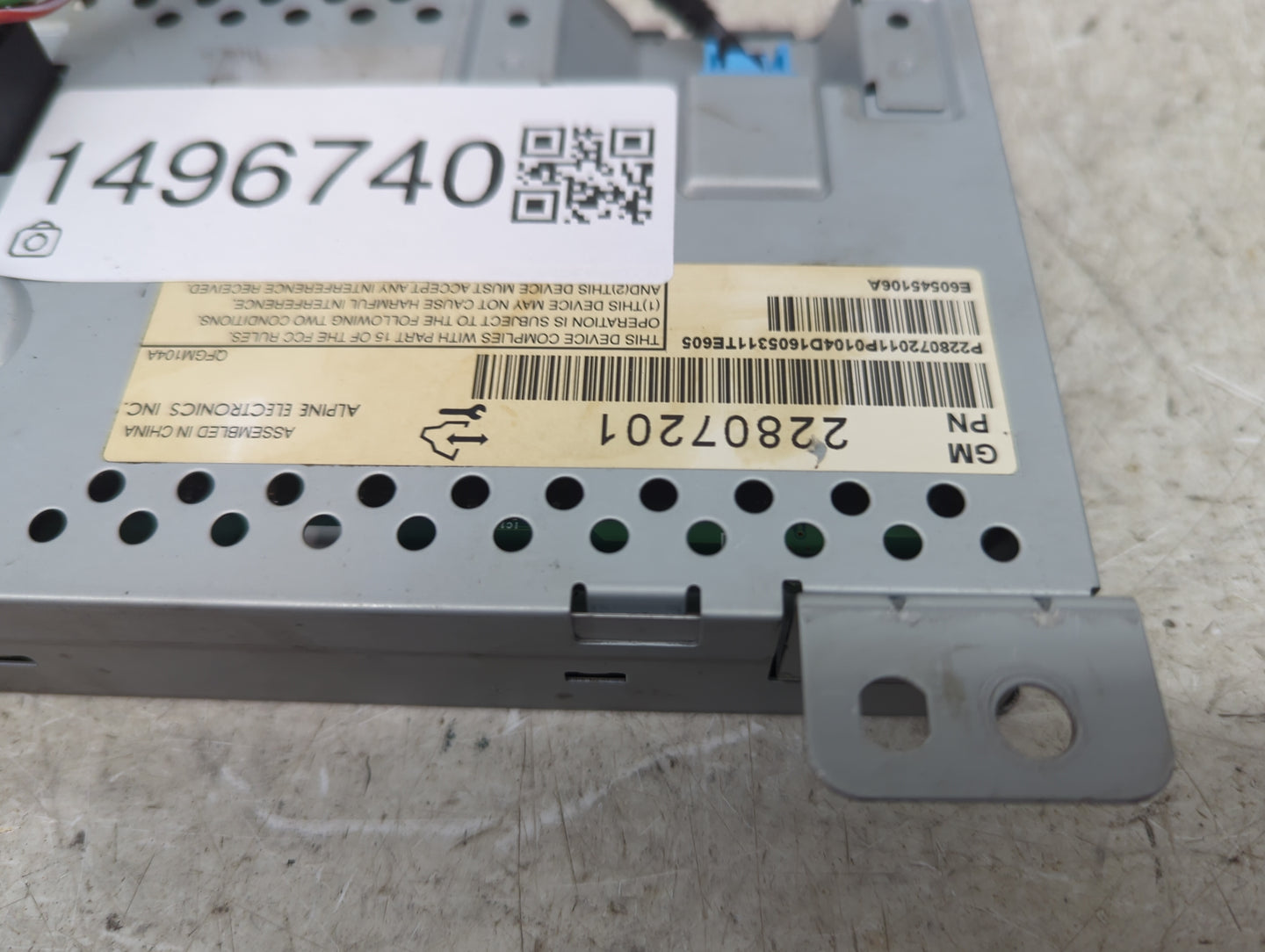 2012-2017 Chevrolet Equinox Information Display Screen 1496740 - Oemusedautoparts1.com