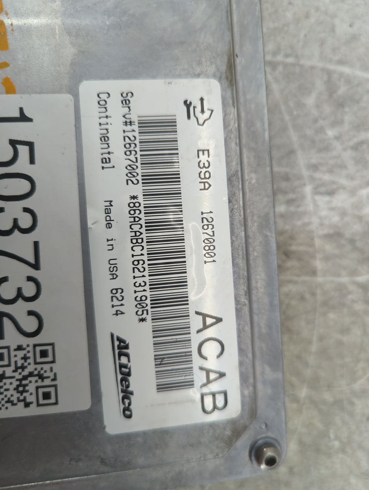 2017 Chevrolet Equinox PCM Engine Control Computer ECU ECM PCU OEM P/N:12667002 12670801, E39A, ACAB Fits Fits 2018 2019 202