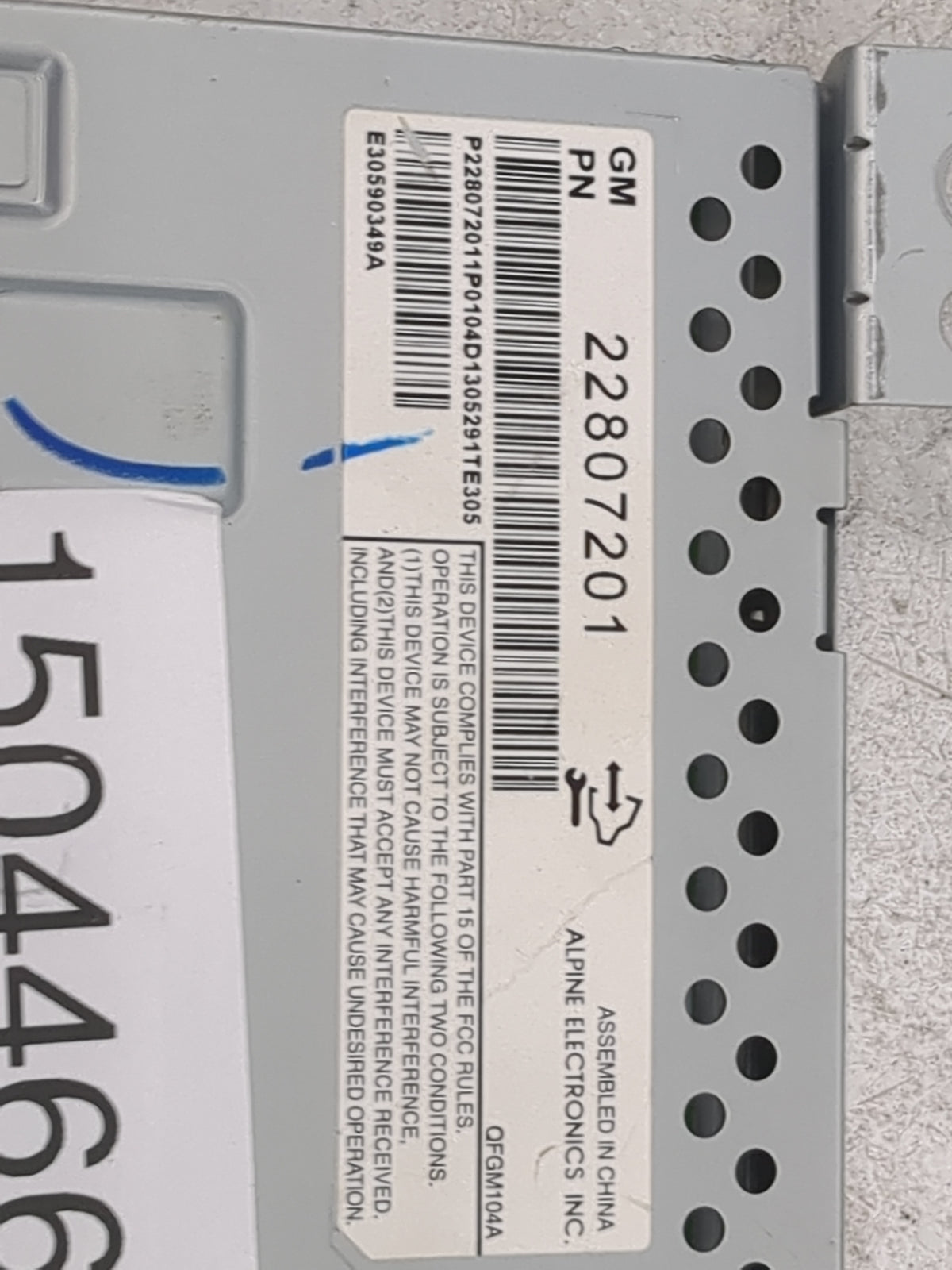 2012-2017 Chevrolet Equinox Information Radio Display Screen 1504466 - Oemusedautoparts1.com