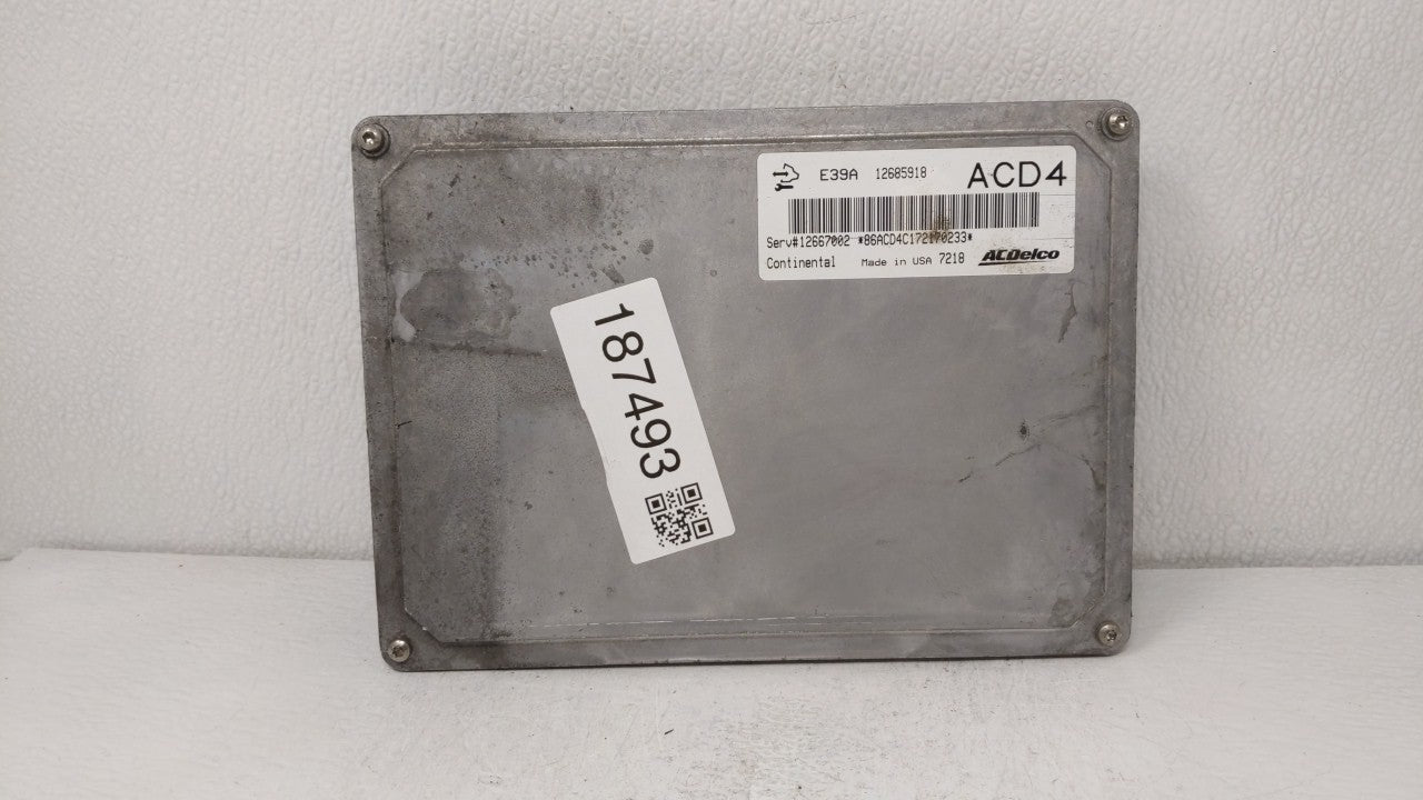 2017 Chevrolet Equinox PCM Engine Control Computer ECU ECM PCU OEM P/N:12666070 12667189, 12685918 Fits Fits 2018 2019 OEM U