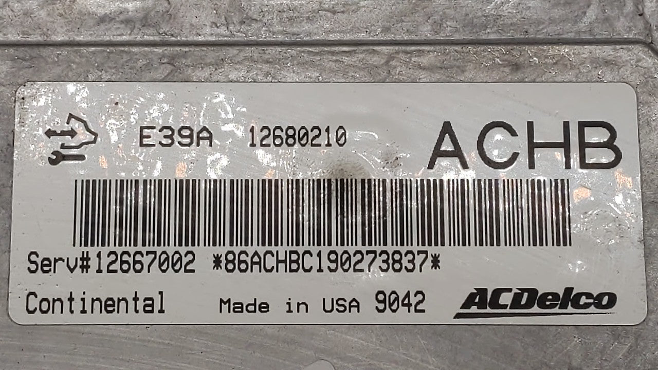 2017 Chevrolet Equinox PCM Engine Control Computer ECU ECM PCU OEM P/N:12666068 12667002, 12666070, 12667189 Fits Fits 2018 