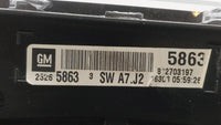 2013-2017 Chevrolet Equinox Instrument Cluster Speedometer Gauges P/N:23229480 22956682 Fits Fits 2013 2014 2015 2016 2017 O