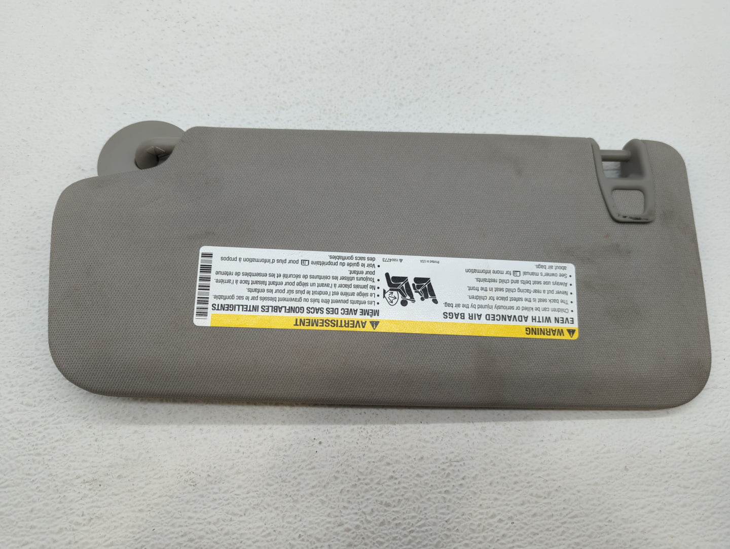 2010-2017 Chevrolet Equinox Sun Visor Shade Replacement Passenger Right Mirror Fits Fits 2010 2011 2012 2013 2014 2015 2016 