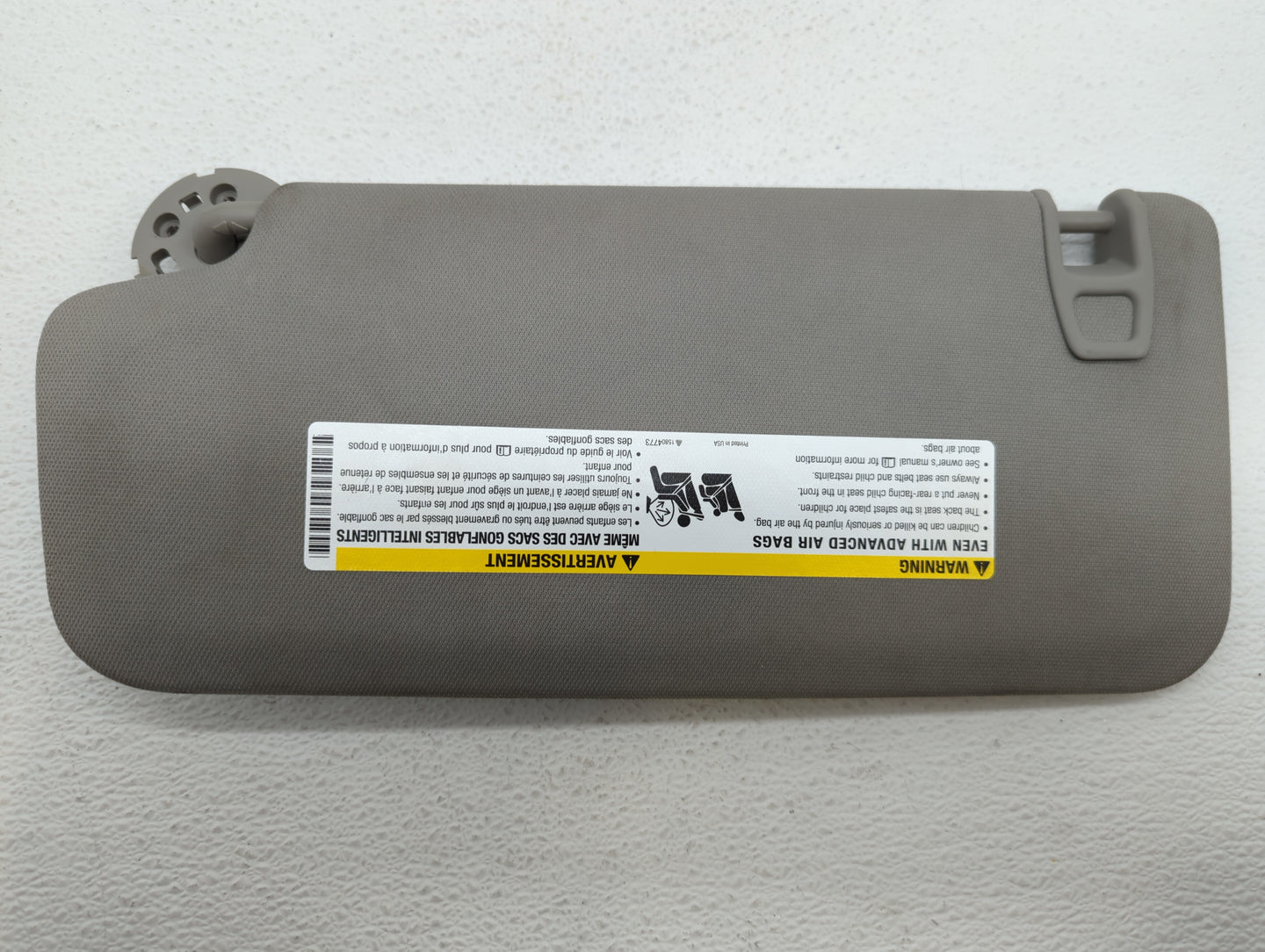 2010-2017 Chevrolet Equinox Sun Visor Shade Replacement Passenger Right Mirror Fits Fits 2010 2011 2012 2013 2014 2015 2016 