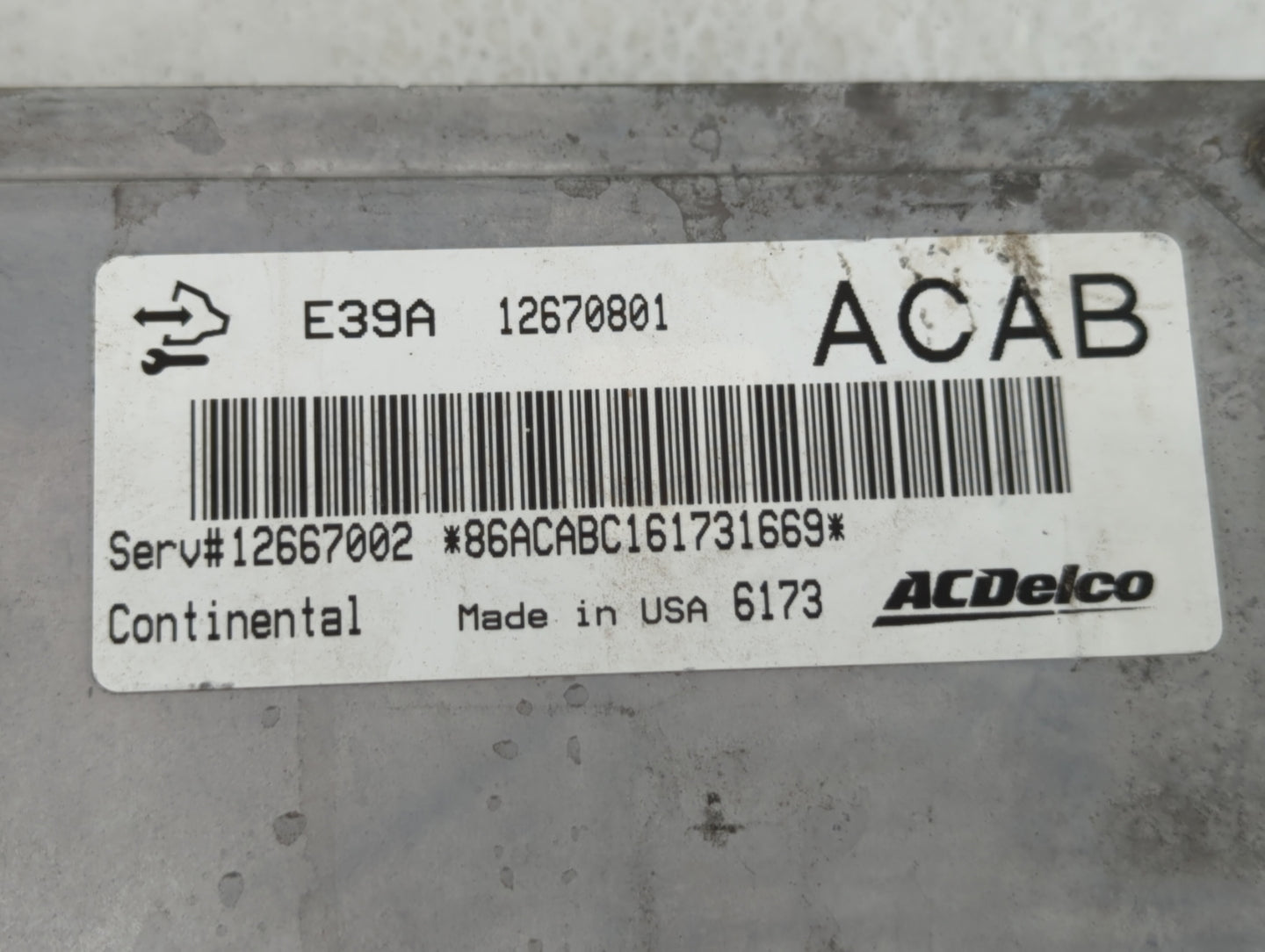 2017 Chevrolet Equinox PCM Engine Control Computer ECU ECM PCU OEM P/N:12667189 12667002, 12685918 Fits Fits 2018 2019 2020 