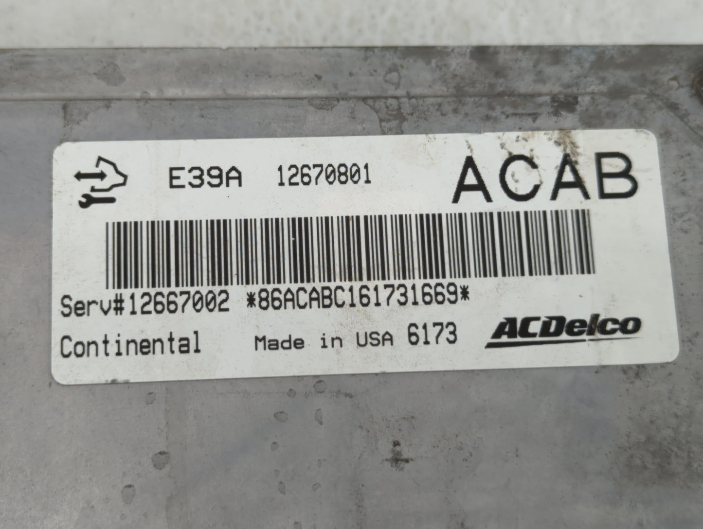 2017 Chevrolet Equinox PCM Engine Control Computer ECU ECM PCU OEM P/N:12667189 12667002, 12685918 Fits Fits 2018 2019 2020 