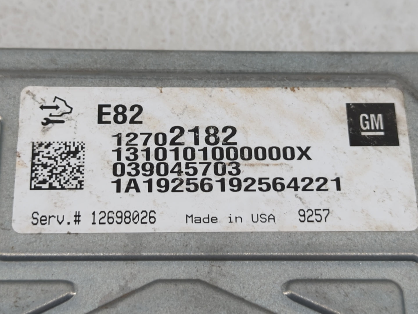2017 Chevrolet Equinox PCM Engine Control Computer ECU ECM PCU OEM P/N:12698026 12702182, 12667189 Fits Fits 2018 2019 2020 