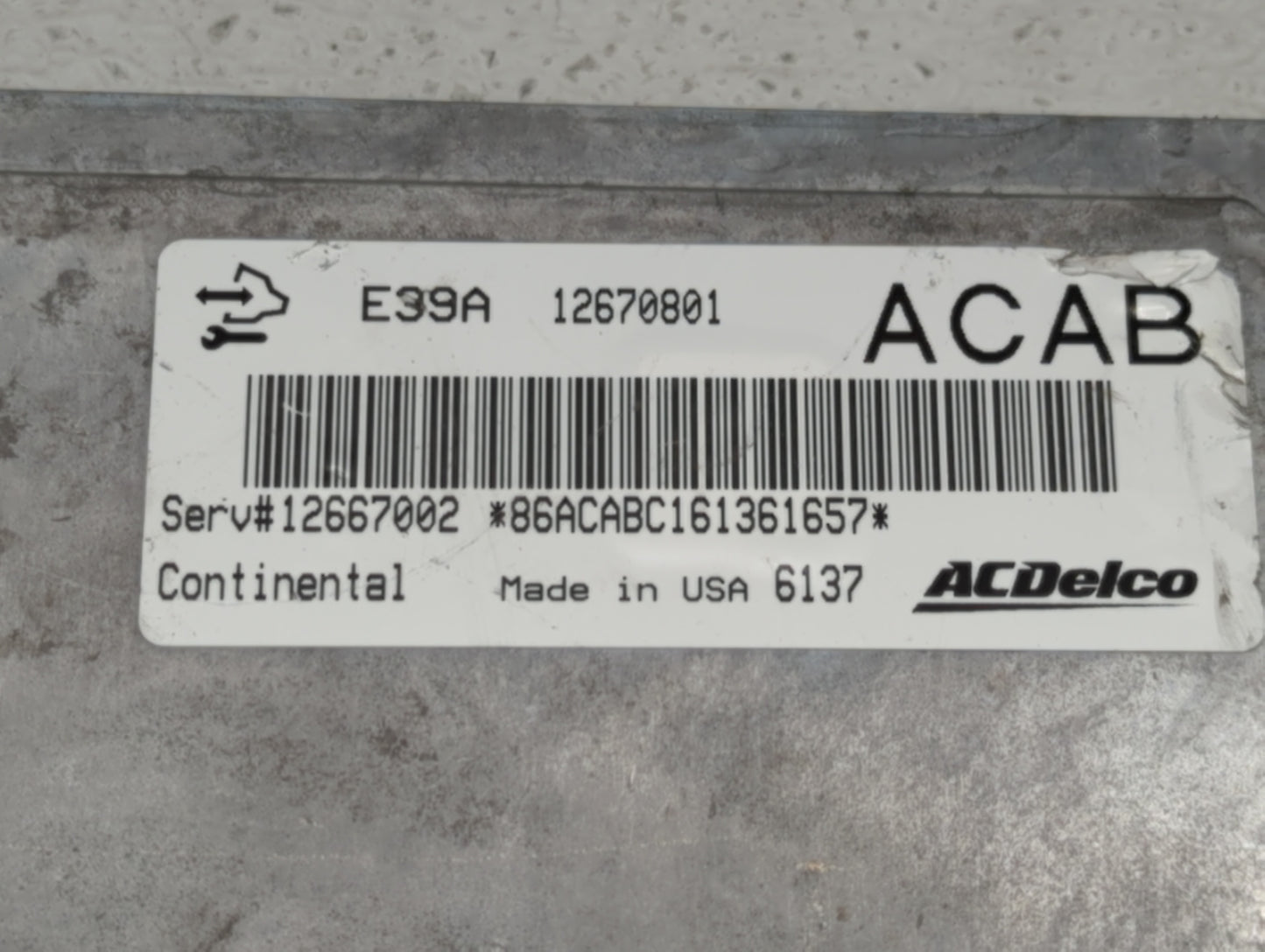 2017 Chevrolet Equinox PCM Engine Control Computer ECU ECM PCU OEM P/N:12667189 12667002, 12685918 Fits Fits 2018 2019 2020 