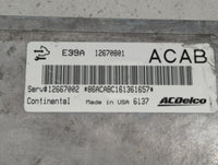 2017 Chevrolet Equinox PCM Engine Control Computer ECU ECM PCU OEM P/N:12667189 12667002, 12685918 Fits Fits 2018 2019 2020 