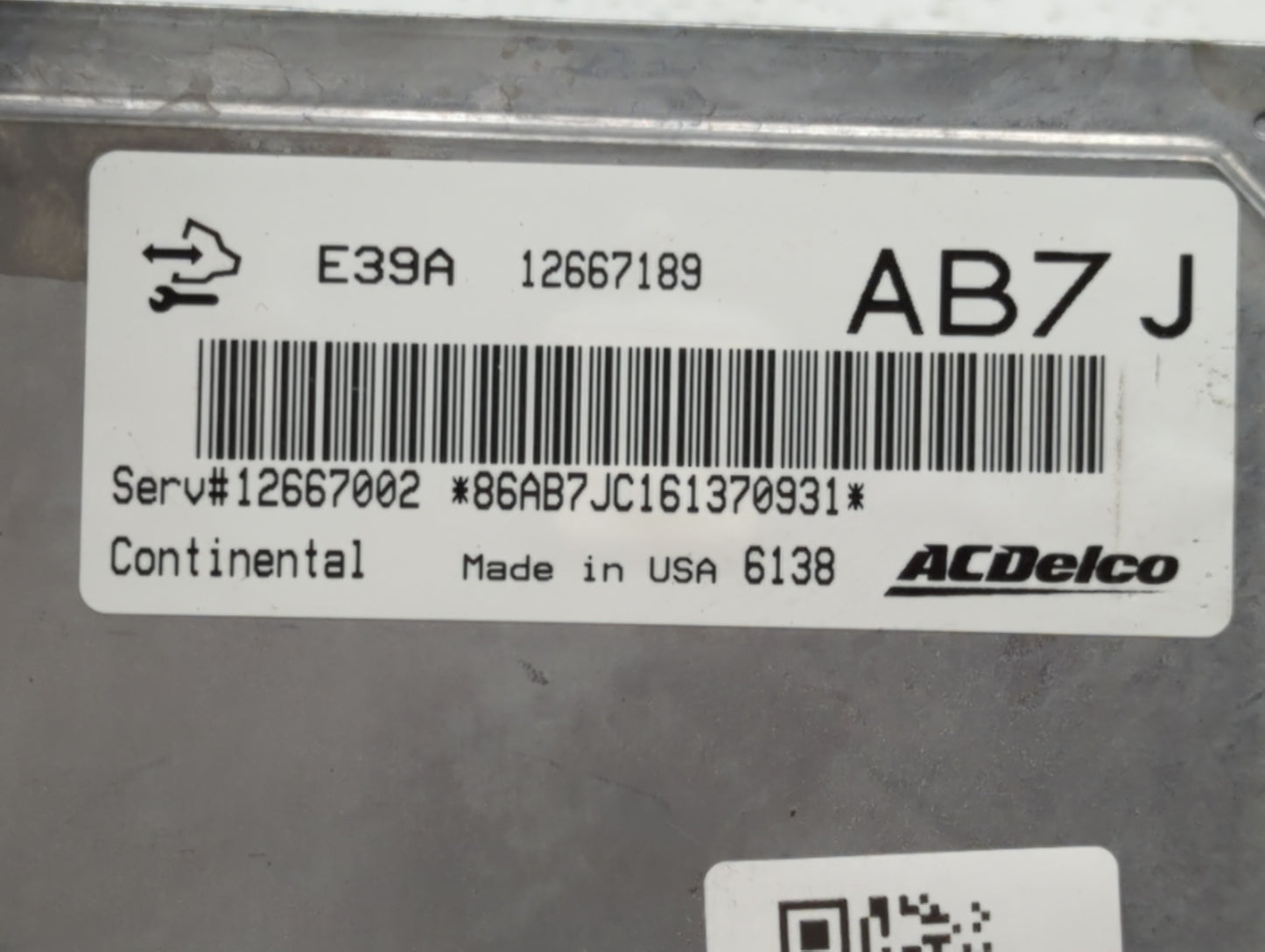 2017 Chevrolet Equinox PCM Engine Control Computer ECU ECM PCU OEM P/N:12667002 12667189, 12680210 Fits Fits 2018 2019 2020 