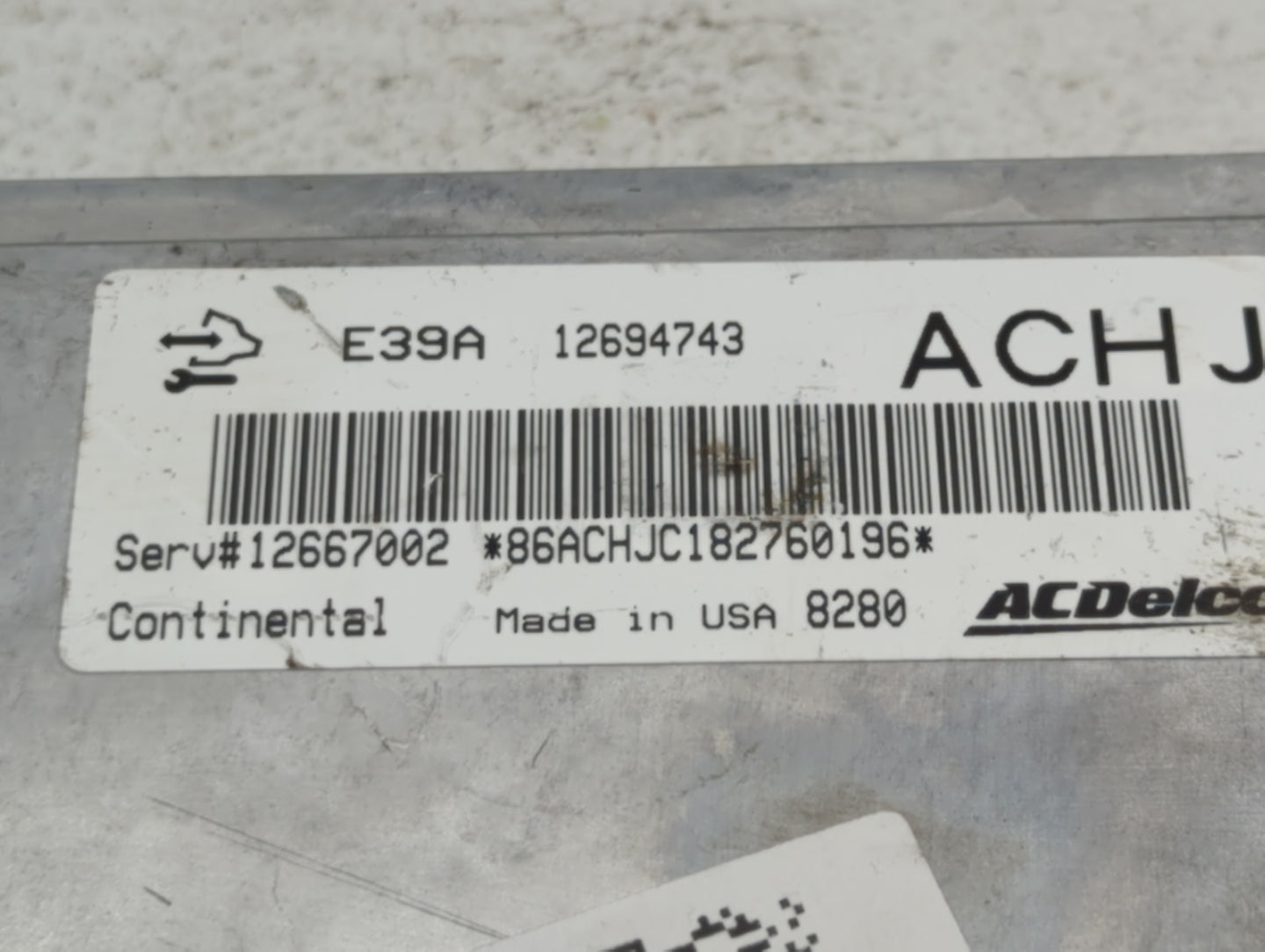 2017 Chevrolet Equinox PCM Engine Control Computer ECU ECM PCU OEM P/N:12667002 12694743, 12687296 Fits Fits 2018 2019 2020 