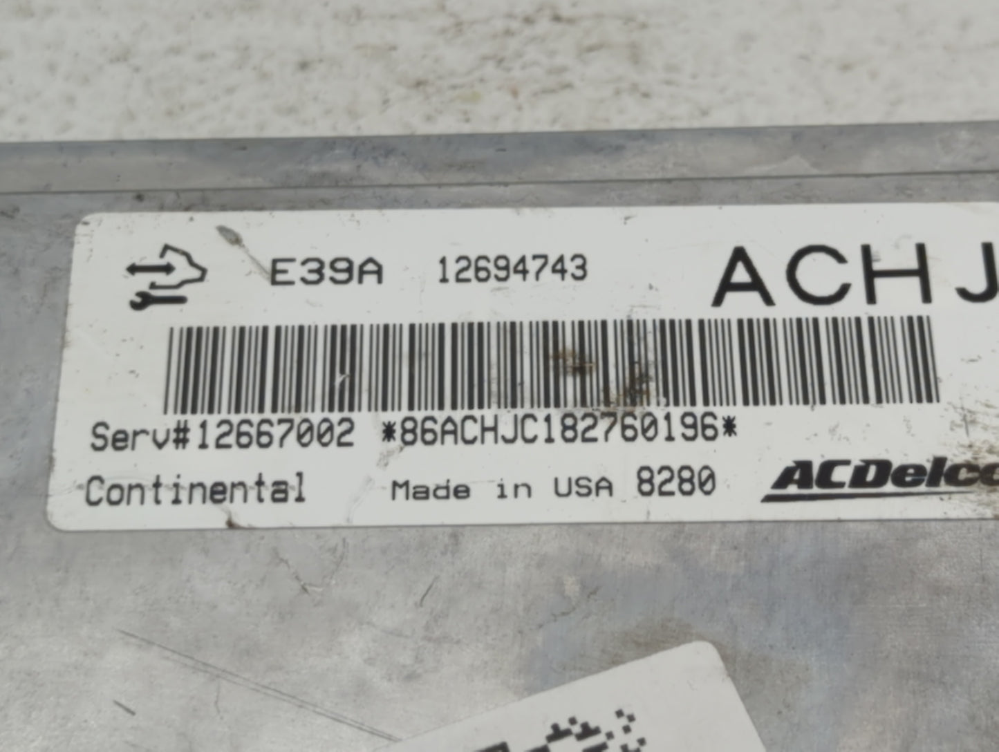 2017 Chevrolet Equinox PCM Engine Control Computer ECU ECM PCU OEM P/N:12667002 12694743, 12687296 Fits Fits 2018 2019 2020 