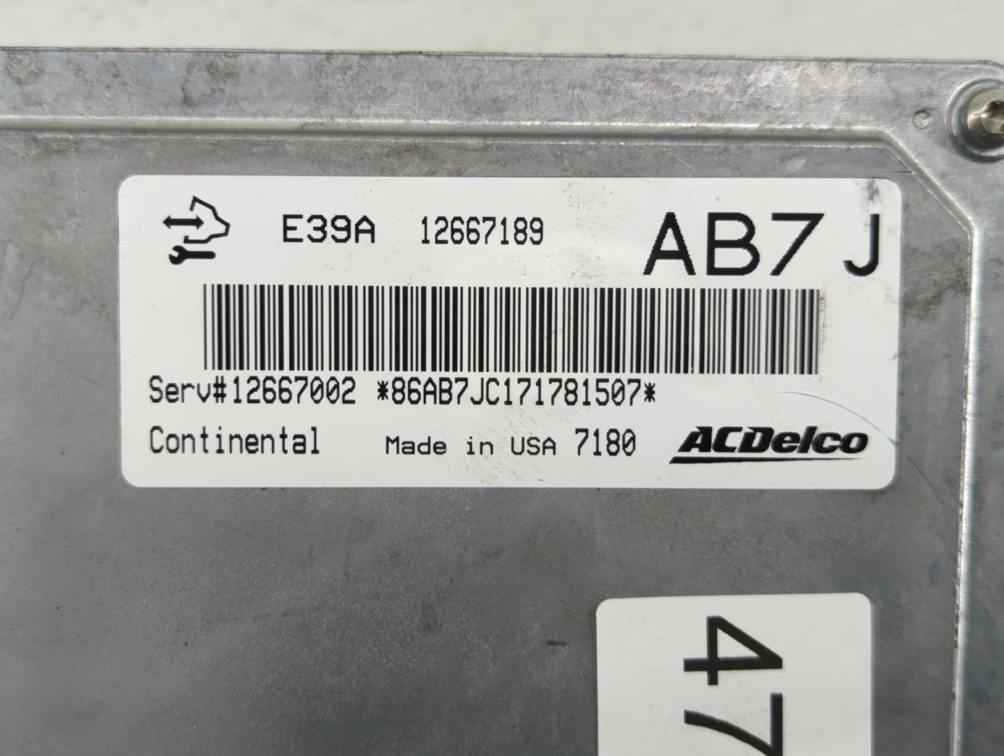 2017 Chevrolet Equinox PCM Engine Control Computer ECU ECM PCU OEM P/N:12667189 12708794, 12719362 Fits Fits 2018 2019 2020 