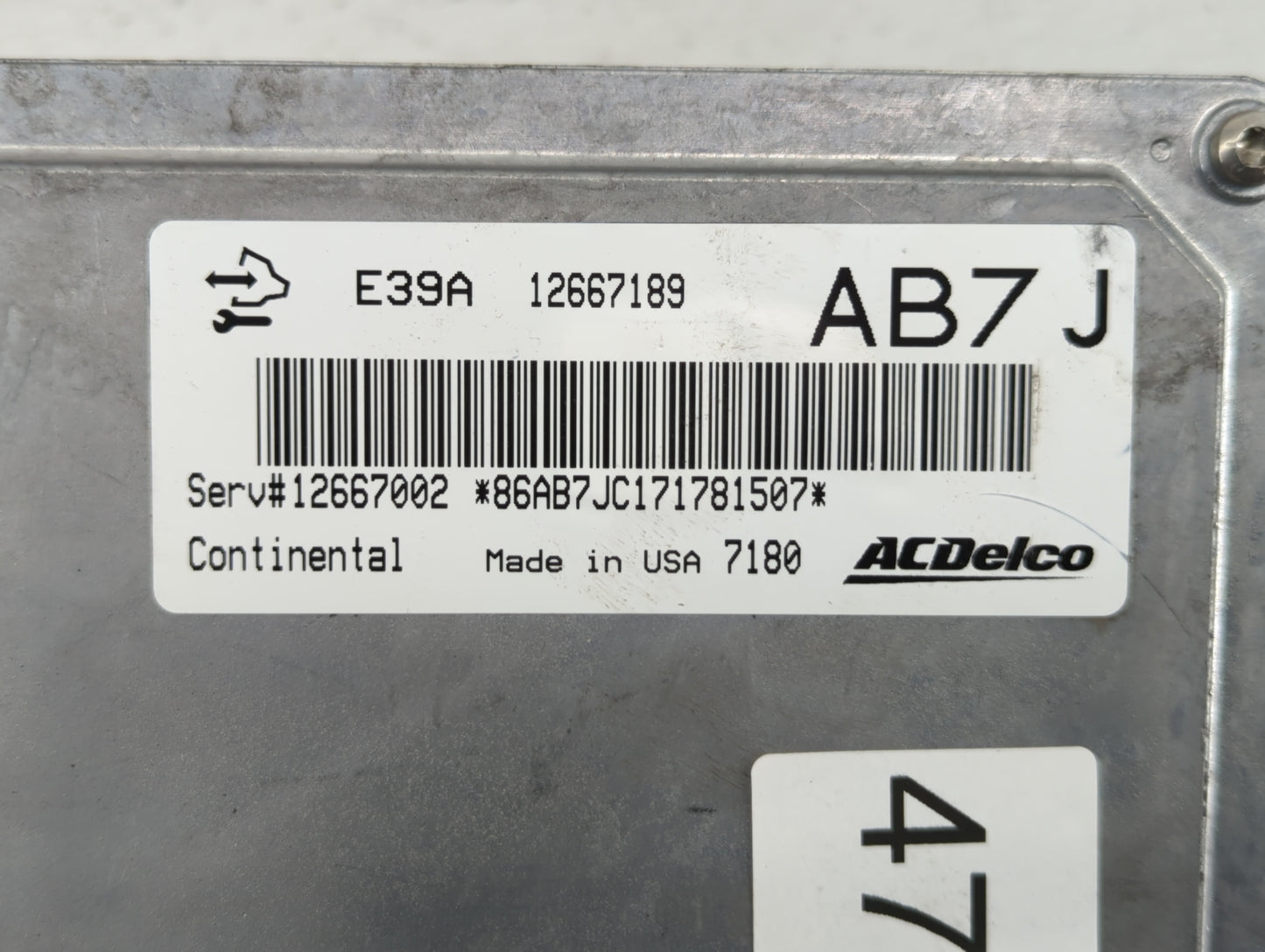 2017 Chevrolet Equinox PCM Engine Control Computer ECU ECM PCU OEM P/N:12667189 12708794, 12719362 Fits Fits 2018 2019 2020 