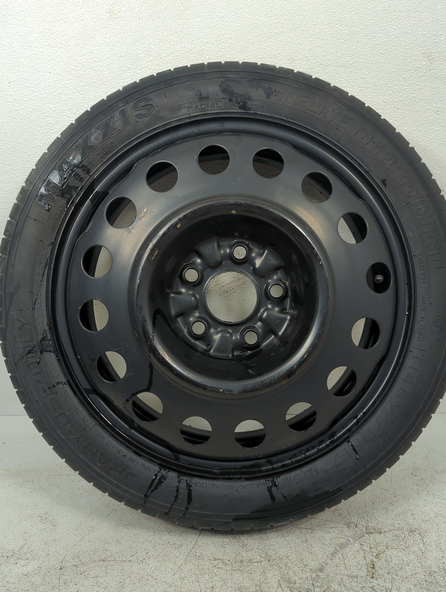2010-2017 Chevrolet Equinox Spare Donut Tire Wheel Rim Oem 5038451 - Oemusedautoparts1.com