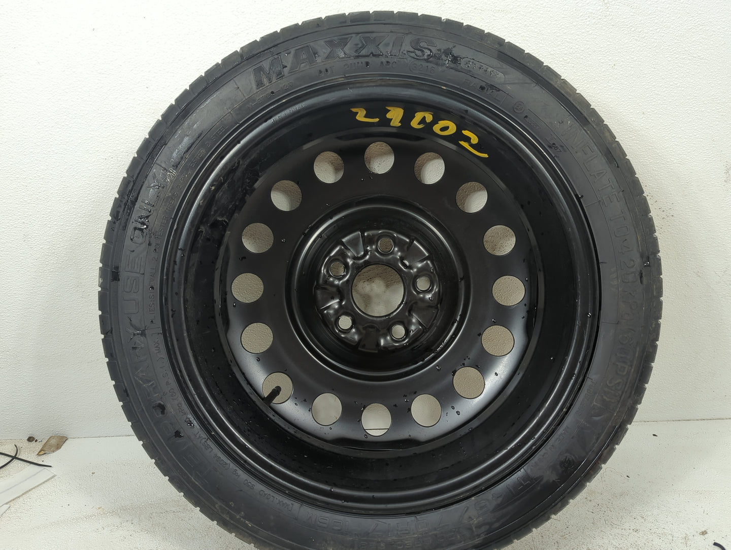 2010-2017 Chevrolet Equinox Spare Donut Tire Wheel Rim Oem 5038451 - Oemusedautoparts1.com