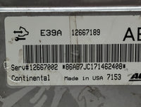 2017 Chevrolet Equinox PCM Engine Control Computer ECU ECM PCU OEM P/N:E39A 12667189 Fits Fits 2018 2019 2020 OEM Used Auto 