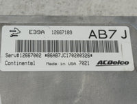 2017 Chevrolet Equinox PCM Engine Control Computer ECU ECM PCU OEM P/N:12667189 Fits Fits 2018 2019 2020 OEM Used Auto Parts