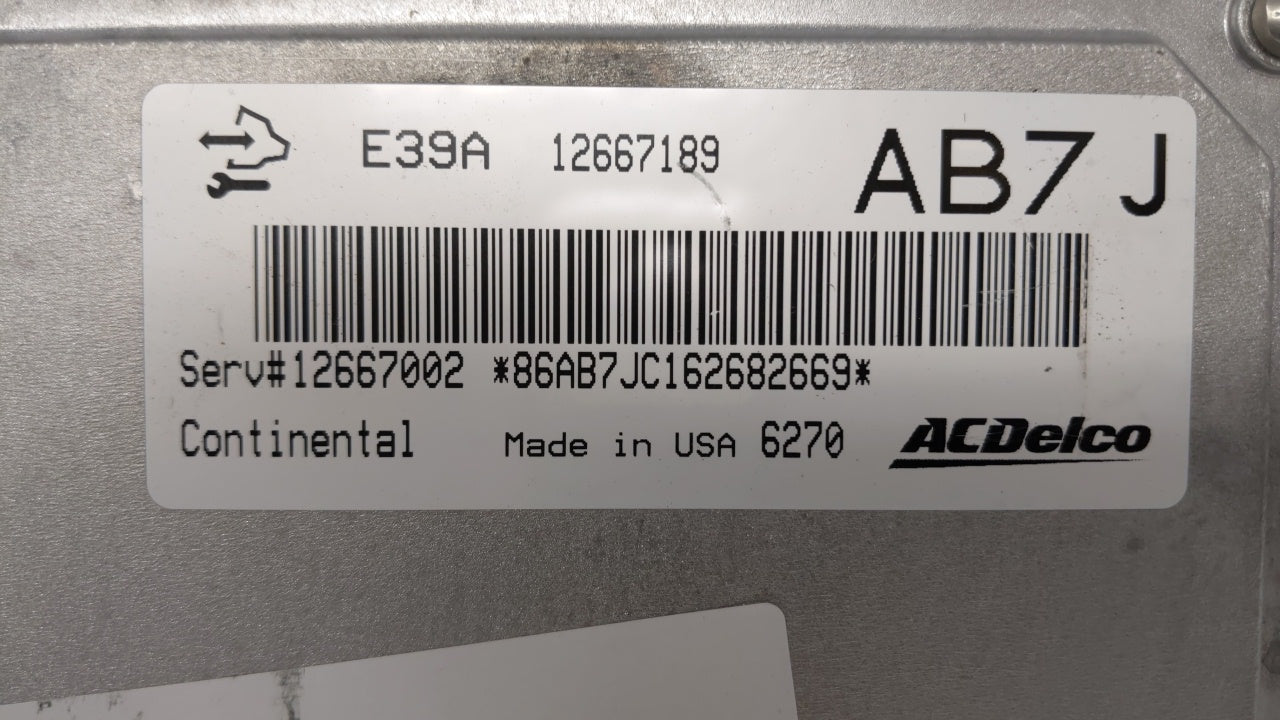 2017 Chevrolet Equinox PCM Engine Control Computer ECU ECM PCU OEM P/N:12667002 12667189 Fits Fits 2018 2019 OEM Used Auto P