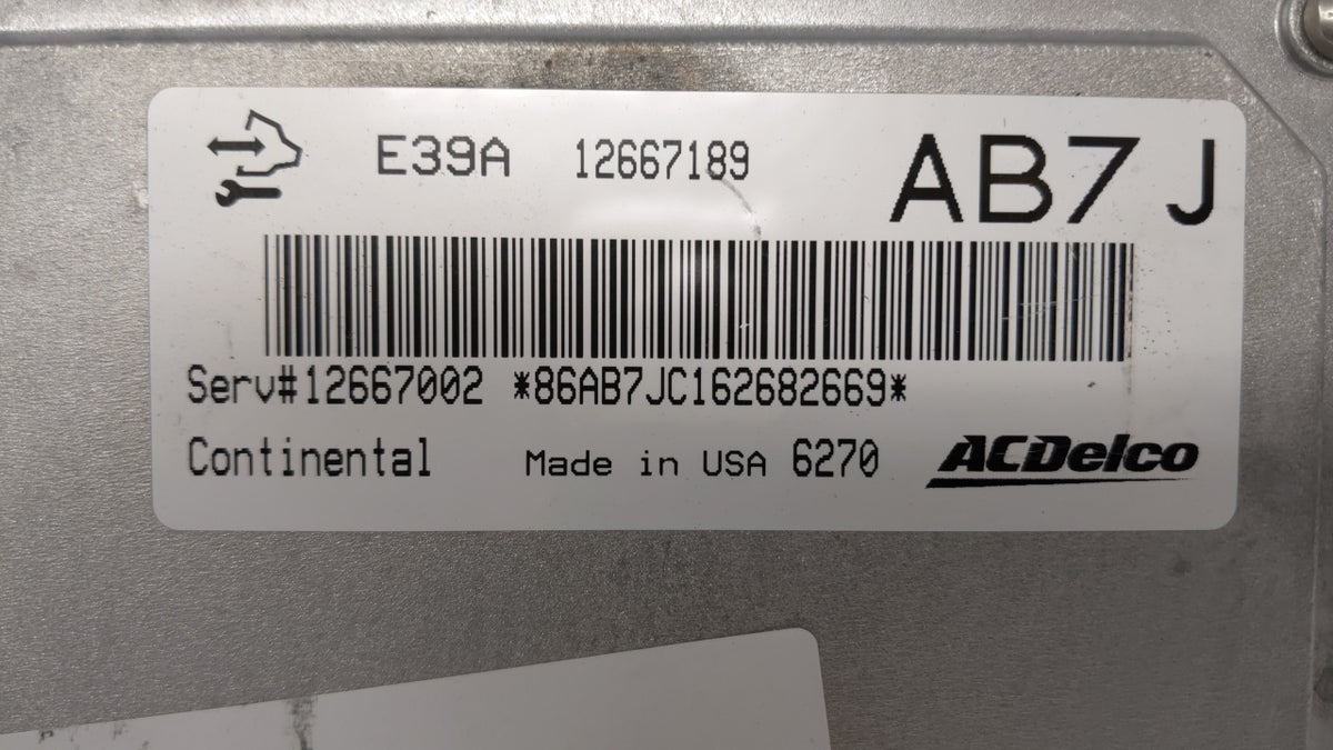 2017 Chevrolet Equinox PCM Engine Control Computer ECU ECM PCU OEM P/N:12667002 12667189 Fits 2018 2019 2020 OEM Used Auto P