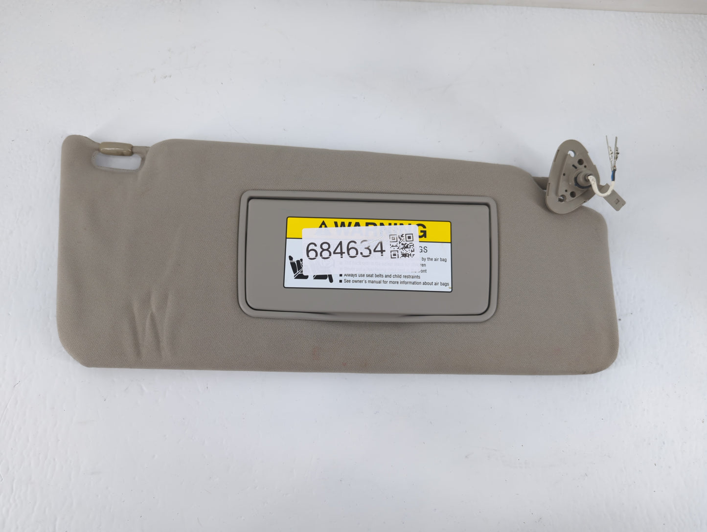 2010-2017 Chevrolet Equinox Sun Visor Shade Replacement Passenger Right Mirror Fits Fits 2010 2011 2012 2013 2014 2015 2016 