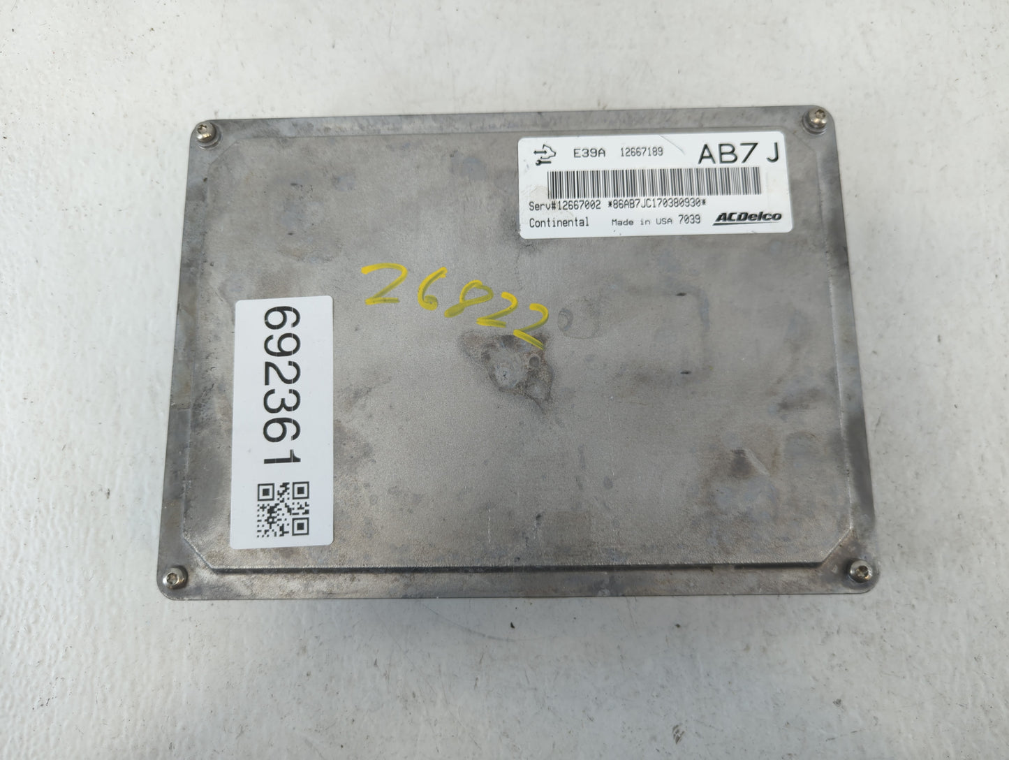 2017 Chevrolet Equinox PCM Engine Control Computer ECU ECM PCU OEM P/N:12667189 E39A 12667189 Fits Fits 2018 2019 2020 OEM U