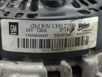 2010-2017 Chevrolet Equinox Alternator Replacement Generator Charging Assembly Engine OEM P/N:13512759 Fits OEM Used Auto Pa