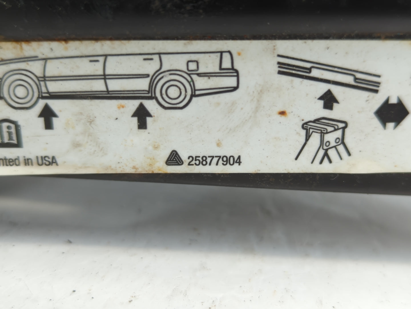 2017 Chevrolet Equinox Spare Scissor Car Jack - Oemusedautoparts1.com