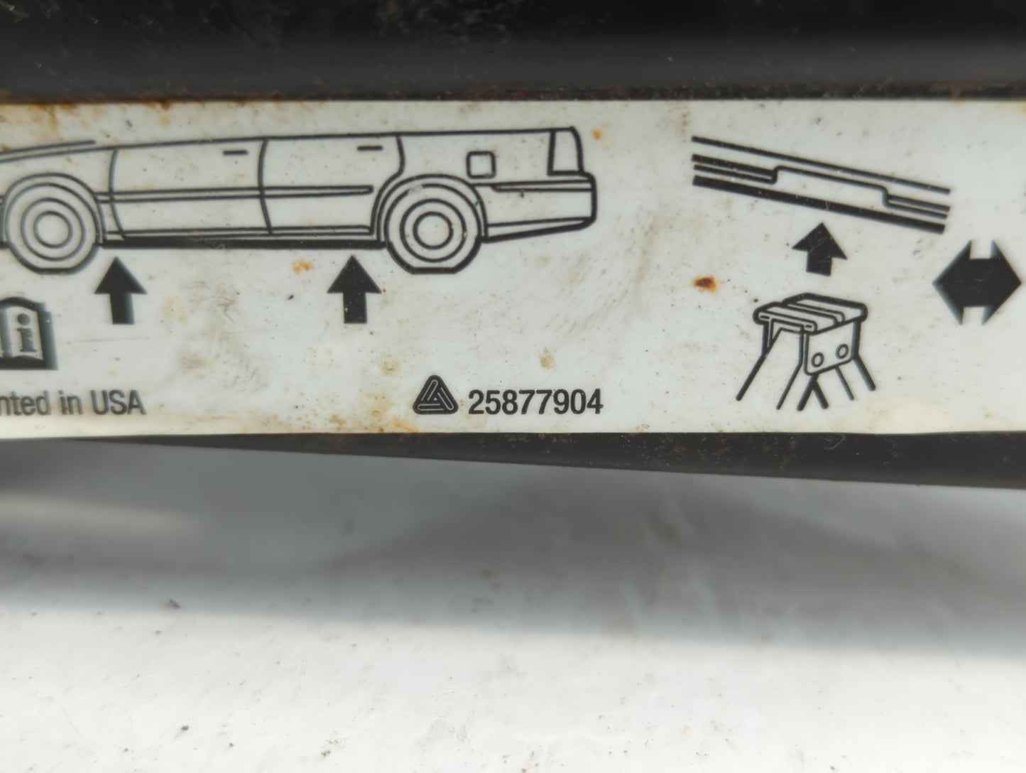 2017 Chevrolet Equinox Spare Scissor Car Jack - Oemusedautoparts1.com