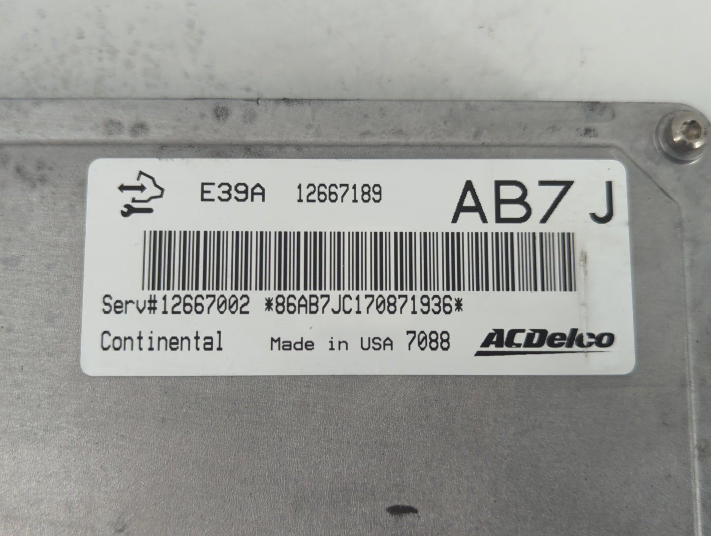 2017 Chevrolet Equinox PCM Engine Control Computer ECU ECM PCU OEM P/N:12667189 E39A Fits Fits 2018 2019 2020 OEM Used Auto 