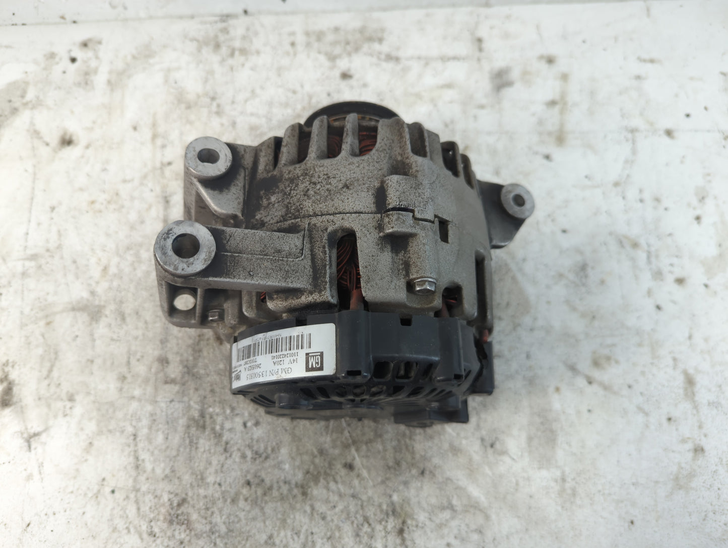 2010-2017 Chevrolet Equinox Alternator Replacement Generator Charging Assembly Engine OEM P/N:13500315 Fits OEM Used Auto Pa