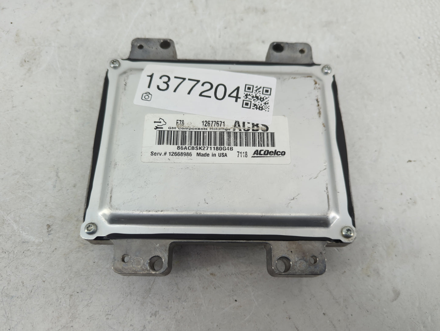 2017-2020 Chevrolet Express 2500 PCM Engine Control Computer ECU ECM PCU OEM P/N:12677671 Fits Fits 2017 2018 2019 2020 2021