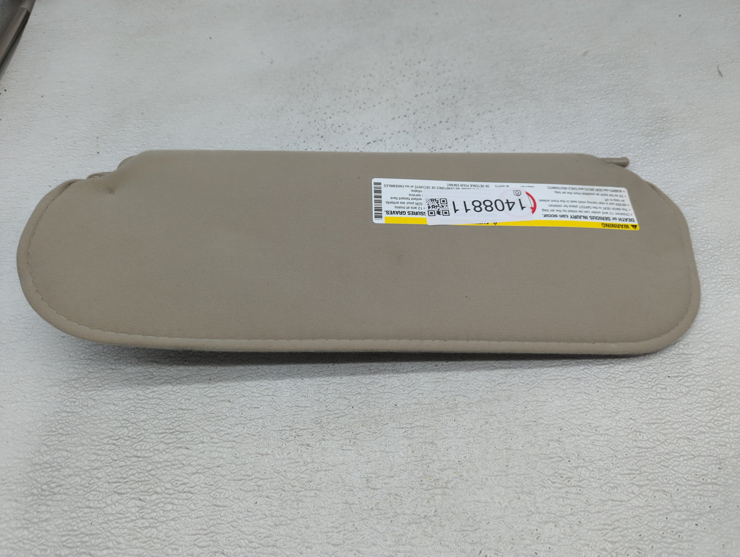 2003-2021 Chevrolet Express 2500 Sun Visor Shade Replacement Passenger Right Mirror Fits OEM Used Auto Parts - Oemusedautopa