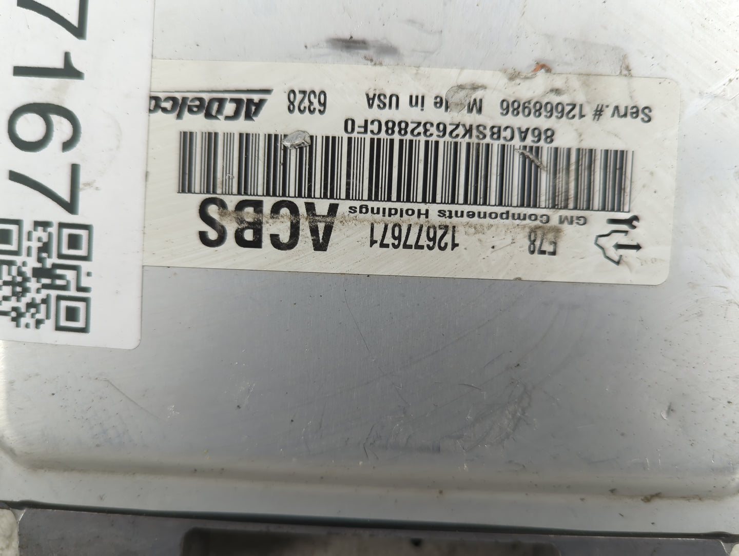2017-2020 Chevrolet Express 2500 PCM Engine Control Computer ECU ECM PCU OEM P/N:12677671 Fits Fits 2017 2018 2019 2020 2021