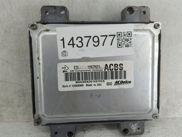2017-2020 Chevrolet Express 2500 PCM Engine Control Computer ECU ECM PCU OEM P/N:12677671, 12668986 Fits OEM Used Auto Parts