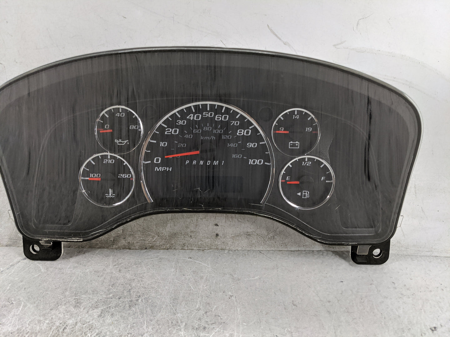 2017 Chevrolet Express 2500 Instrument Cluster Speedometer Gauges P/N:28526105 84016008 Miles:130K Fits OEM Used Auto Parts 