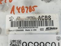 2017 Chevrolet Express Cargo PCM Engine Control Computer ECU ECM PCU OEM P/N:12677671 Fits Fits 2018 2019 2020 2021 OEM Used