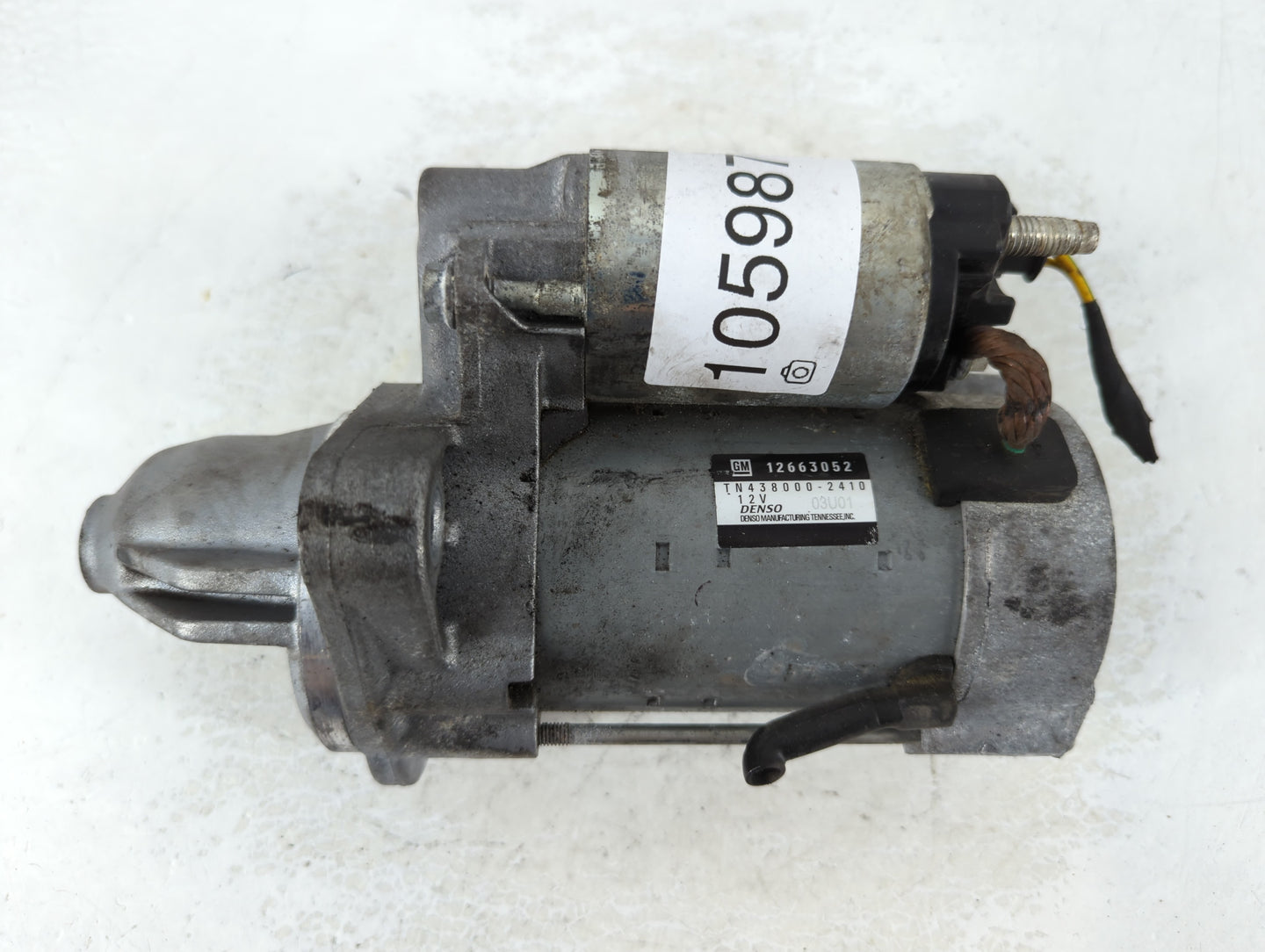 2015-2019 Chevrolet Impala Car Starter Motor Solenoid OEM P/N:TN438000-2410 12663052 Fits Fits 2015 2016 2017 2018 2019 2020