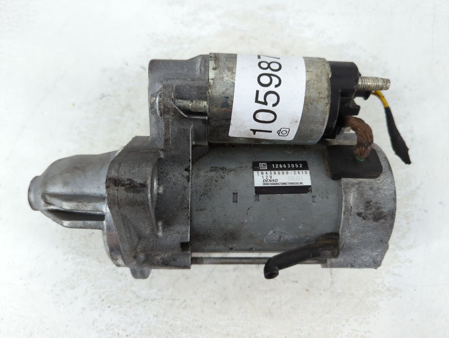2015-2019 Chevrolet Impala Car Starter Motor Solenoid OEM P/N:TN438000-2410 12663052 Fits Fits 2015 2016 2017 2018 2019 2020