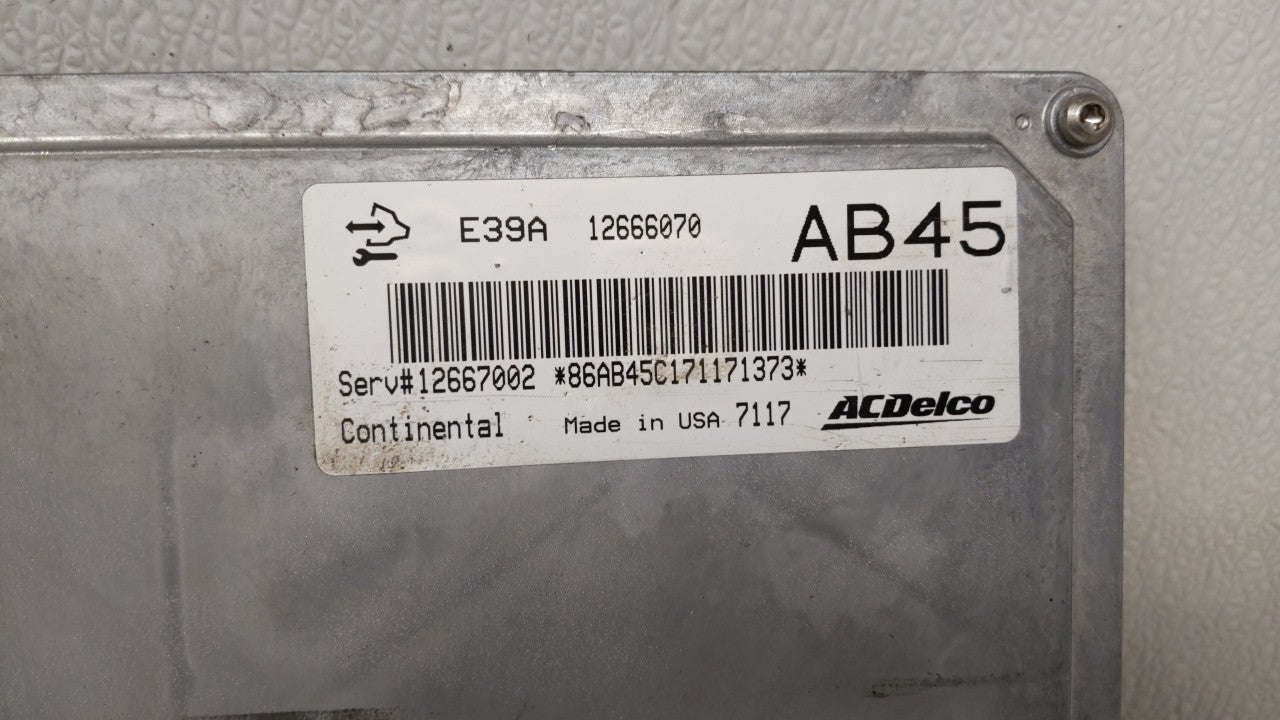 2017-2019 Chevrolet Impala PCM Engine Control Computer ECU ECM PCU OEM P/N:12667002 12667189, 12685918 Fits Fits 2017 2018 2