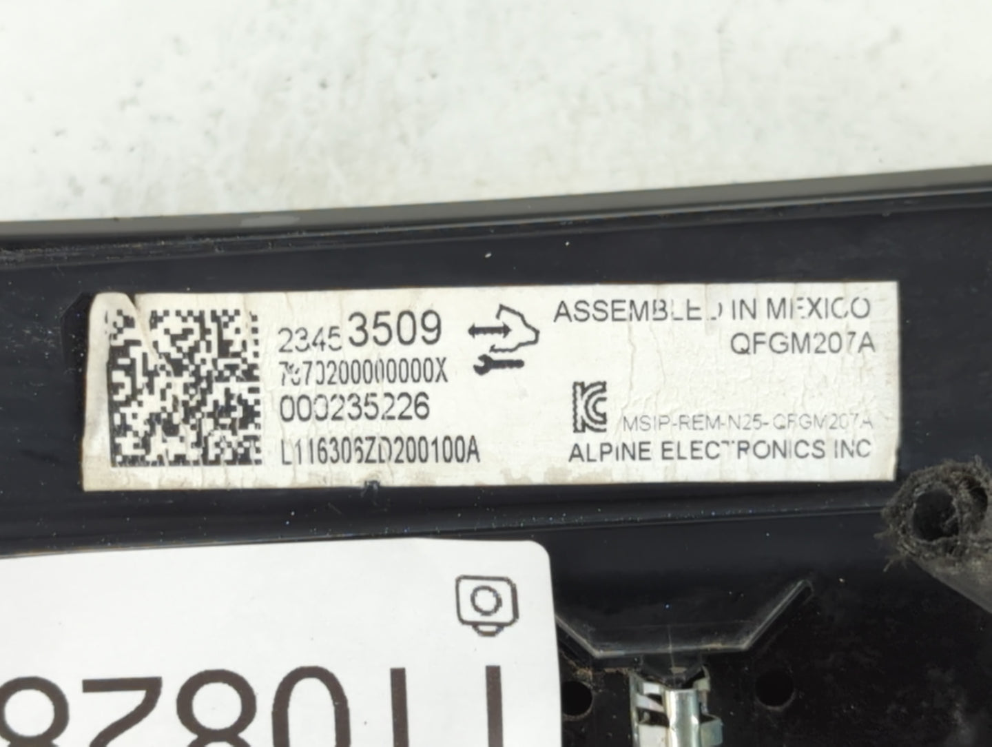 2014-2020 Chevrolet Impala Climate Control Module Temperature AC/Heater Replacement P/N:23453509 Fits OEM Used Auto Parts - 