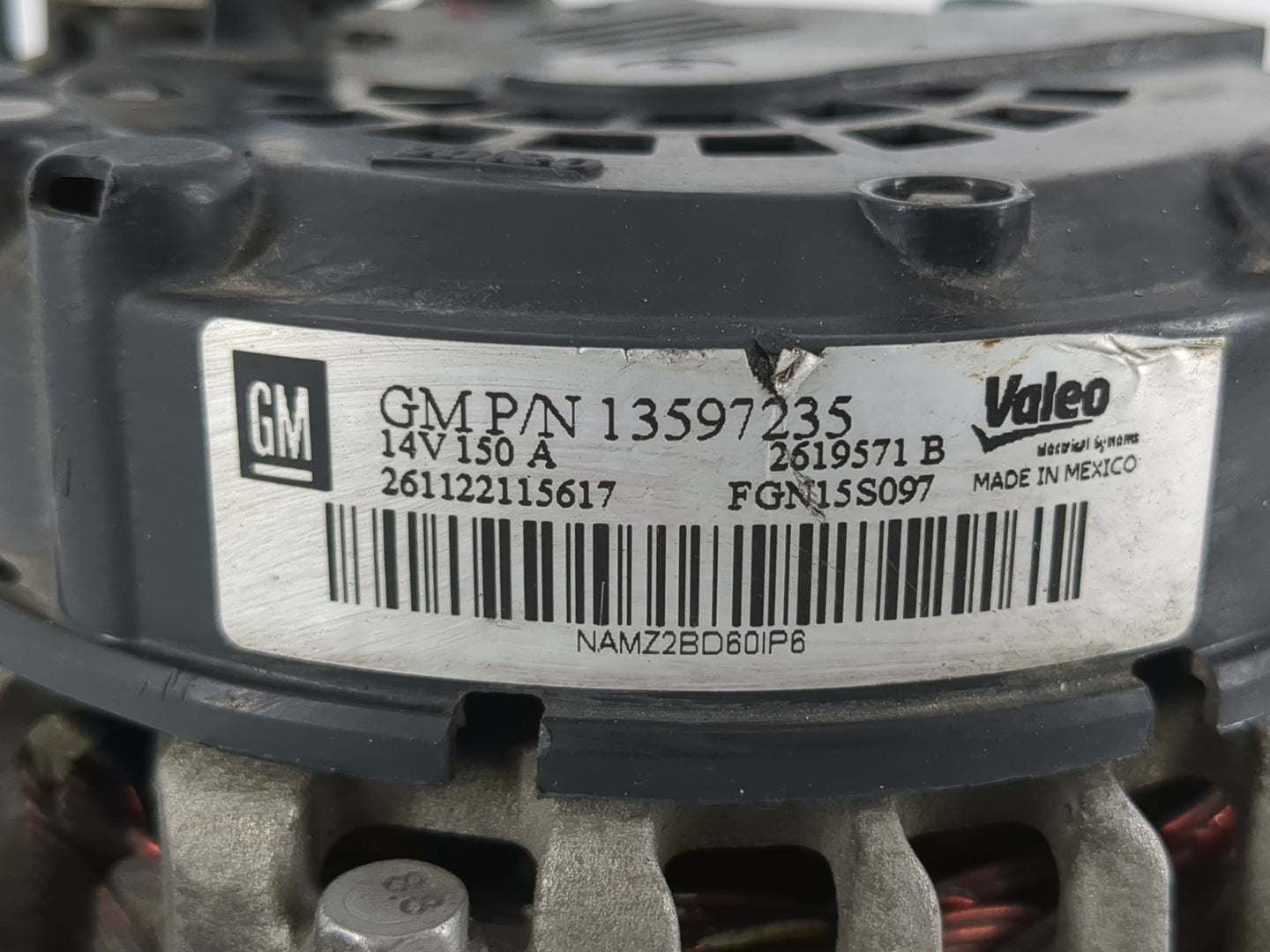 2017-2020 Chevrolet Impala Alternator Replacement Generator Charging Assembly Engine OEM P/N:13597235 13520825 Fits OEM Used