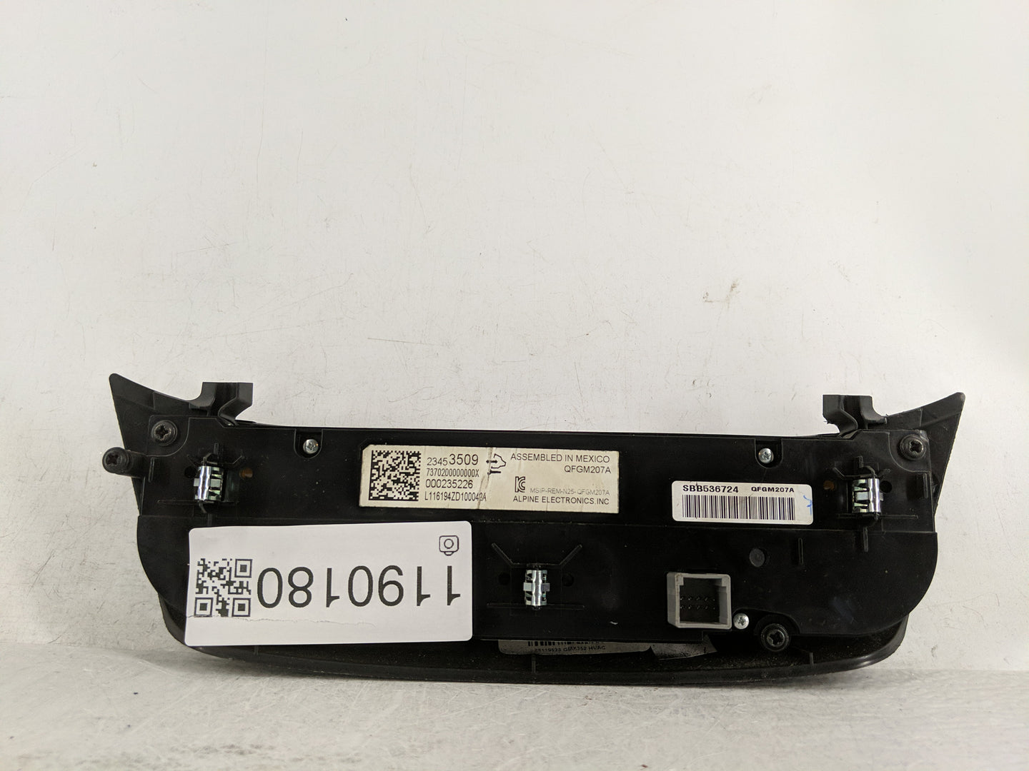 2014-2020 Chevrolet Impala Climate Control Module Temperature AC/Heater Replacement P/N:23453509 Fits OEM Used Auto Parts - 
