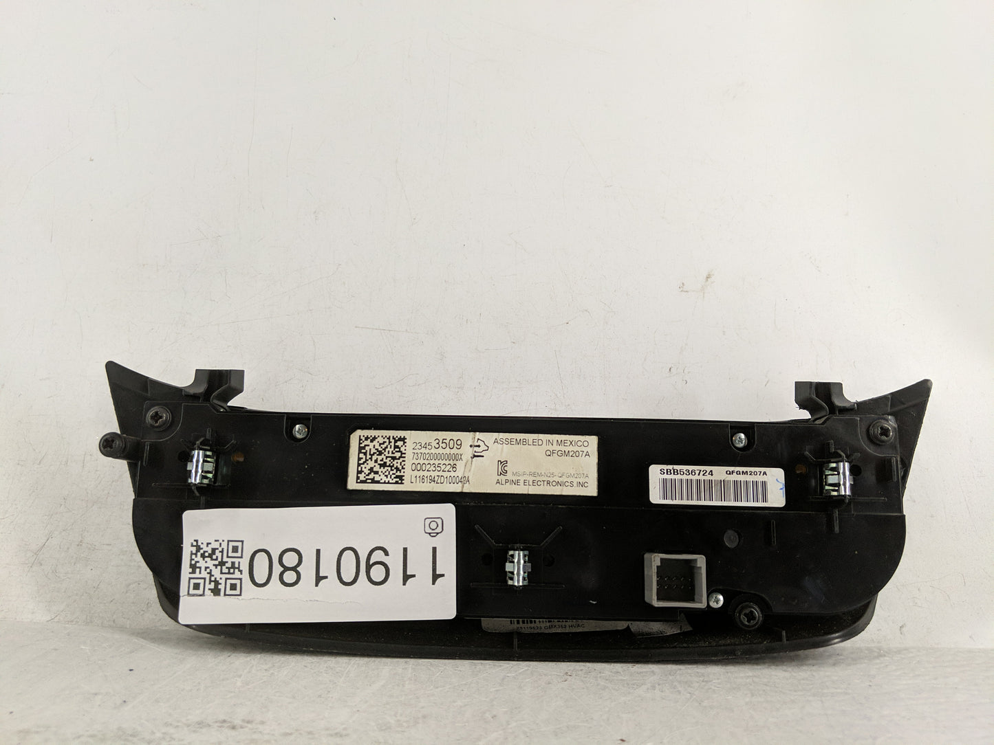 2014-2020 Chevrolet Impala Climate Control Module Temperature AC/Heater Replacement P/N:23453509 Fits OEM Used Auto Parts - 