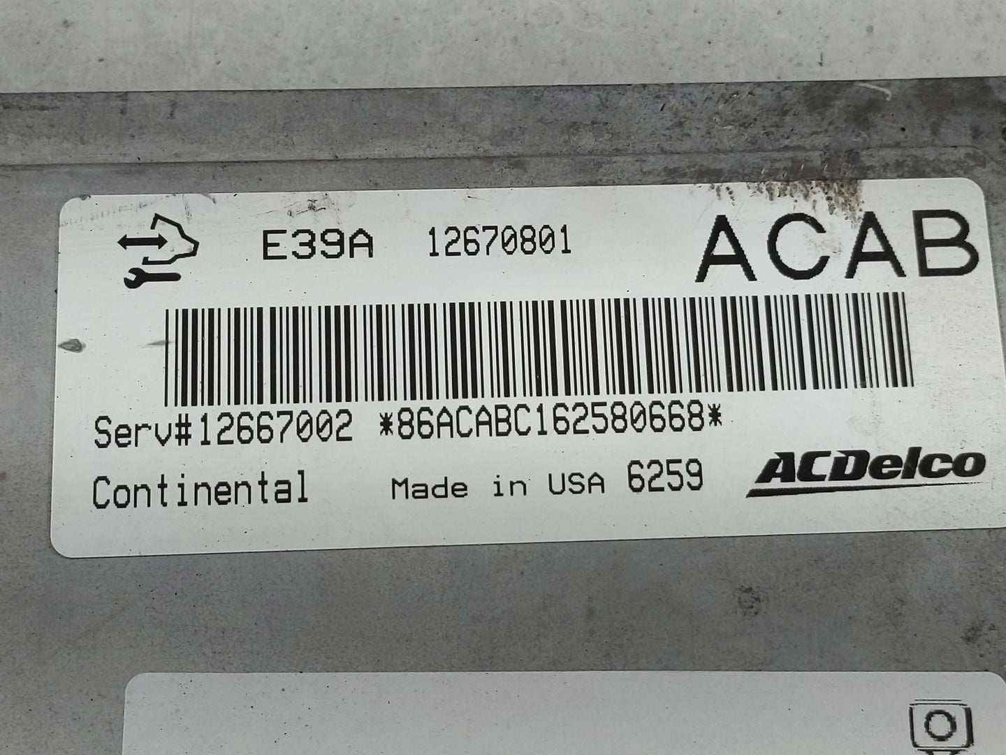 2017-2020 Chevrolet Impala PCM Engine Control Computer ECU ECM PCU OEM P/N:12666070 Fits Fits 2017 2018 2019 2020 OEM Used A