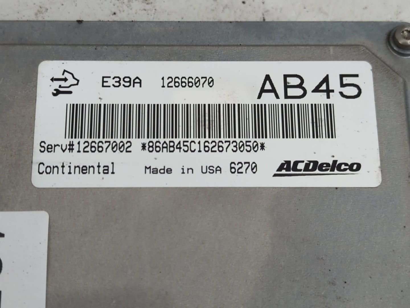 2017-2020 Chevrolet Impala PCM Engine Control Computer ECU ECM PCU OEM P/N:12666070 Fits Fits 2017 2018 2019 2020 OEM Used A