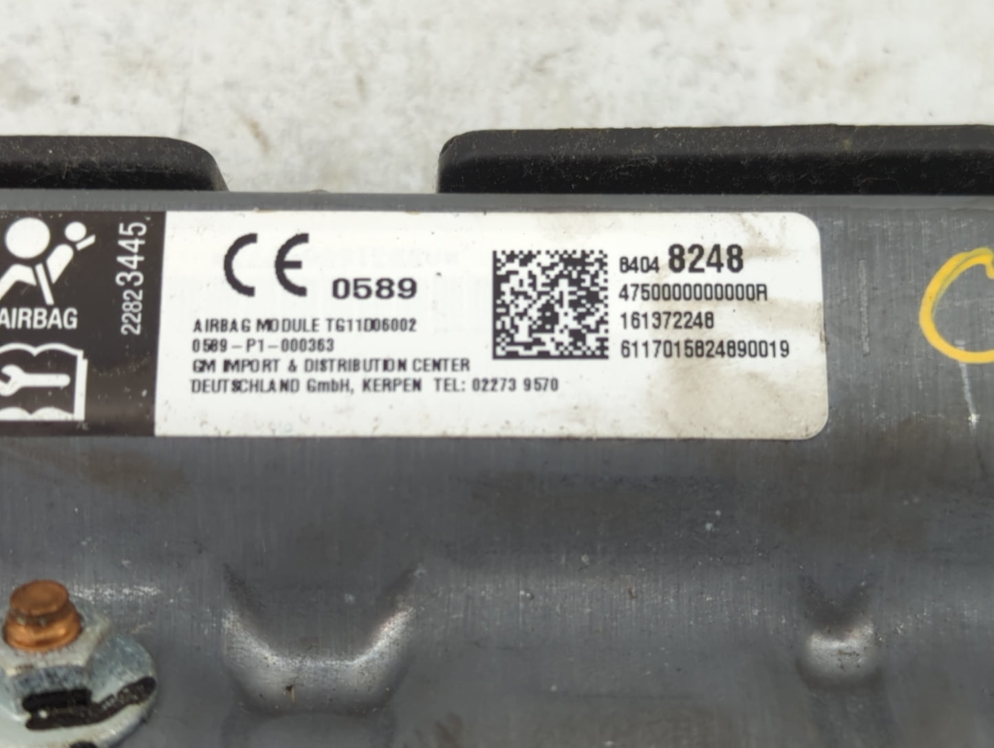 2017-2020 Chevrolet Impala Air Bag Passenger Right Dashboard OEM P/N:84048248 Fits Fits 2017 2018 2019 2020 OEM Used Auto Pa