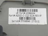 2017-2020 Chevrolet Impala Overhead Roof Console - Oemusedautoparts1.com