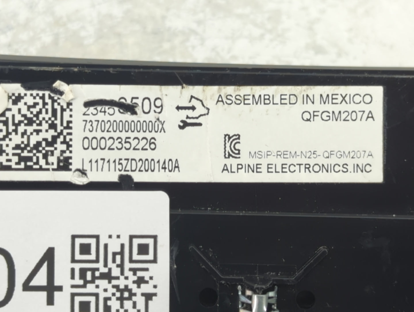 2014-2020 Chevrolet Impala Climate Control Module Temperature AC/Heater Replacement P/N:23458509 Fits OEM Used Auto Parts - 
