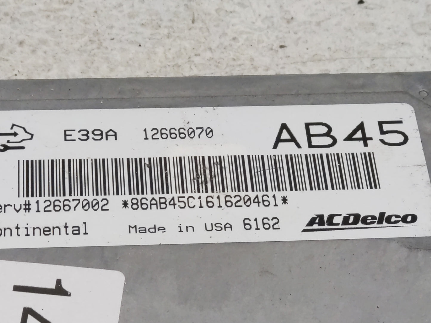 2017-2020 Chevrolet Impala PCM Engine Control Computer ECU ECM PCU OEM P/N:12666070 Fits Fits 2017 2018 2019 2020 OEM Used A